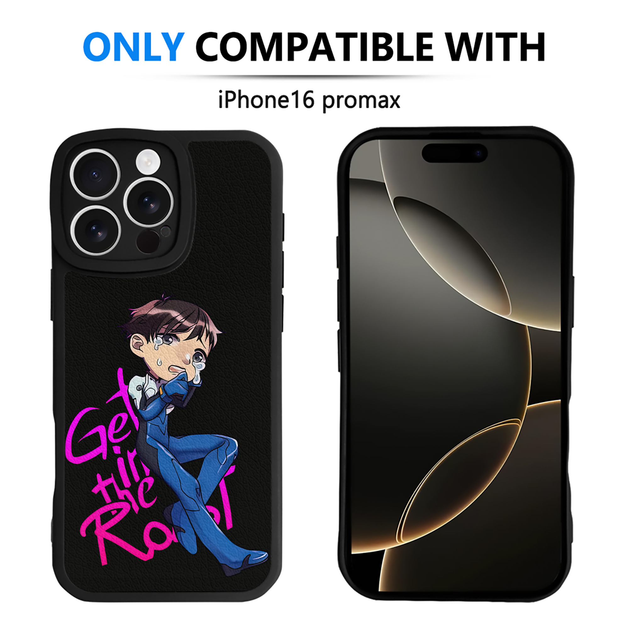 （画像用） EVA 新世紀エヴァンゲリオン 【iPhone 16シリーズ対応】シリコンスマホケース（レザー調） 材質：シリコン